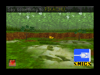 Hey You, Pikachu! (USA) In game screenshot